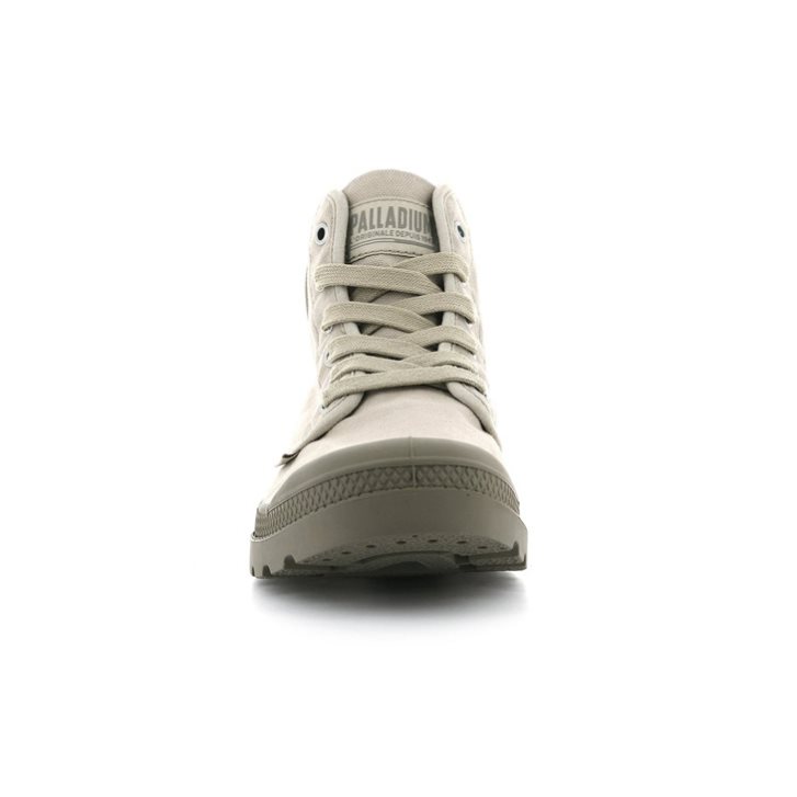 Palladium Pampa Hi Men's Boots Light Grey | UK W940-FYX